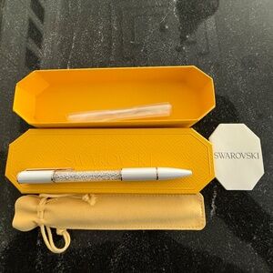Swarovski White Silver Pen "Labor Day Sale" Today Only